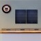 P0004 Acrylic Key Holder Board with 30 Hooks, Wall-Mounted Key Organizer 14 3/4" x 18 3/4", Thick Buckle Upgrade, Matte Black with Pallet for Garage, Office, Car Dealer, Hotel
